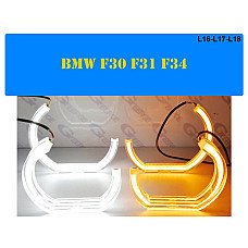 RGBW LED кристални ангелски очи за BMW F30 F34 - L16 / L17 / L18 - Sellzone.bg  RGBW LED кристални ангелски очи за BMW F30 F34 - L16 / L17 / L18